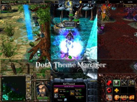 Warcraft III: The Frozen Throne - Мануал по менеджеру скинов в Dota Allstars