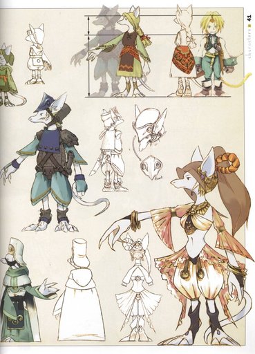 Final Fantasy IX - [Artbook] Final Fantasy IX Character Book