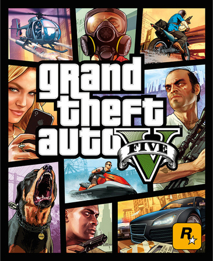 Grand Theft Auto V — официальный бокс-арт